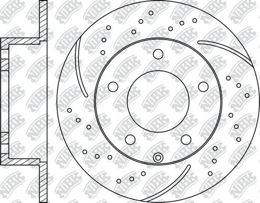 NiBK RN1367DSET - Економічний гальмівний диск avtolavka.club