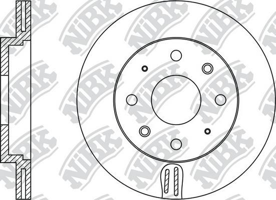 NiBK RN1376 - Гальмівний диск avtolavka.club
