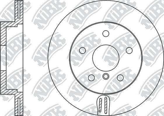 NiBK RN1246 - Гальмівний диск avtolavka.club