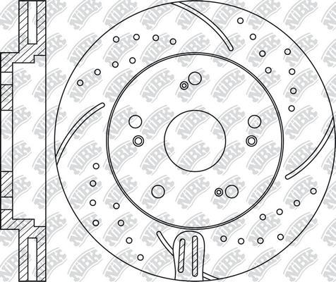 NiBK RN1243DSET - Економічний гальмівний диск avtolavka.club