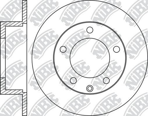 NiBK RN1242 - Гальмівний диск avtolavka.club