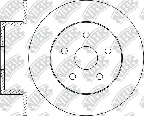NiBK RN1257 - Гальмівний диск avtolavka.club