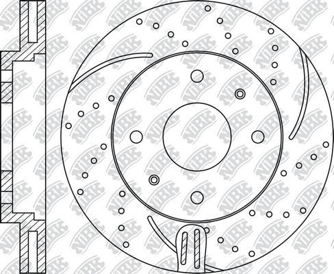 NiBK RN1237DSET - Економічний гальмівний диск avtolavka.club