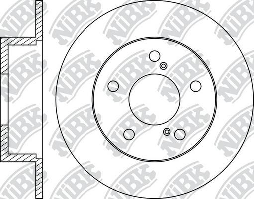 NiBK RN1278 - Гальмівний диск avtolavka.club