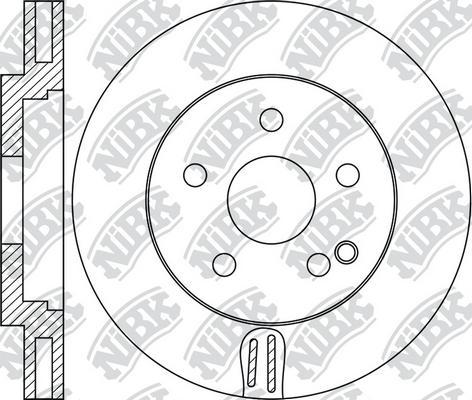 NiBK RN1790SET - Гальмівний диск avtolavka.club