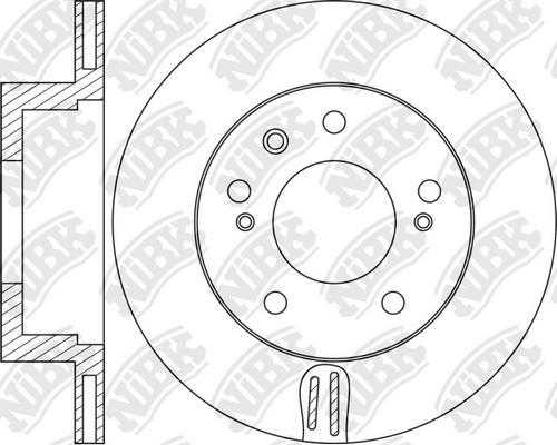 NiBK RN1798 - Гальмівний диск avtolavka.club