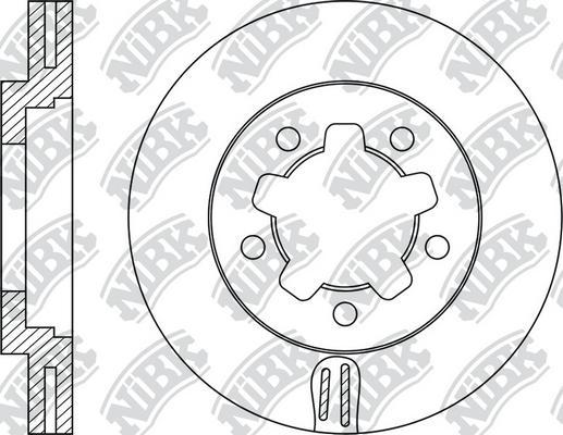 NiBK RN1776 - Гальмівний диск avtolavka.club