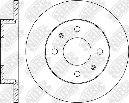 NiBK RN2081 - Гальмівний диск avtolavka.club