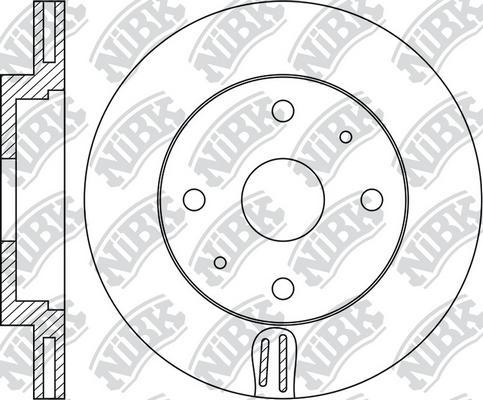 NiBK RN2026 - Гальмівний диск avtolavka.club