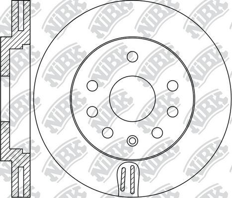 NiBK RN2027 - Гальмівний диск avtolavka.club