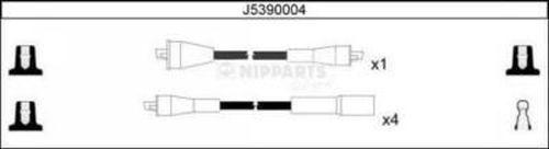 Nipparts J5390004 - Комплект проводів запалювання avtolavka.club