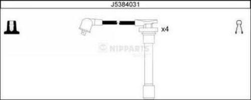 Nipparts J5384031 - Комплект проводів запалювання avtolavka.club