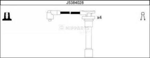 Nipparts J5384028 - Комплект проводів запалювання avtolavka.club