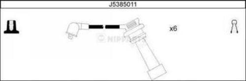Nipparts J5385011 - Комплект проводів запалювання avtolavka.club