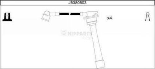 Nipparts J5380503 - Комплект проводів запалювання avtolavka.club