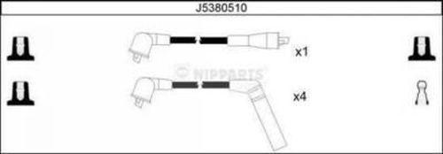 Nipparts J5380510 - Комплект проводів запалювання avtolavka.club