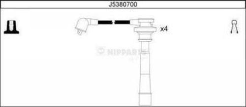 Nipparts J5380700 - Комплект проводів запалювання avtolavka.club