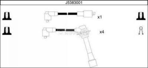 Nipparts J5383001 - Комплект проводів запалювання avtolavka.club