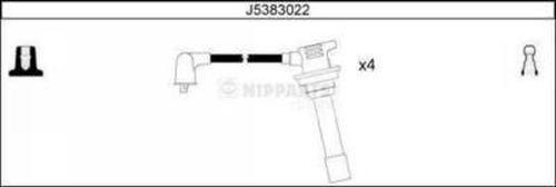 Nipparts J5383022 - Комплект проводів запалювання avtolavka.club