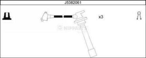 Nipparts J5382061 - Комплект проводів запалювання avtolavka.club