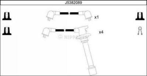 Nipparts J5382089 - Комплект проводів запалювання avtolavka.club