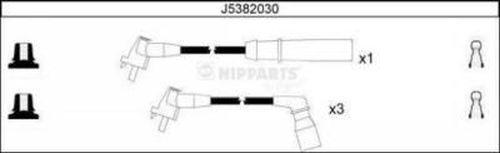 Nipparts J5382030 - Комплект проводів запалювання avtolavka.club