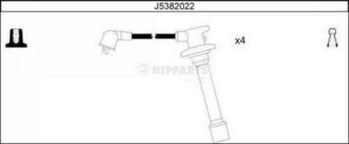 Nipparts J5382022 - Комплект проводів запалювання avtolavka.club