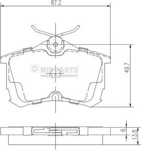 Valeo 302463 - Гальмівні колодки, дискові гальма avtolavka.club