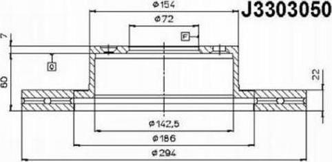 Nipparts J3303050 - Гальмівний диск avtolavka.club