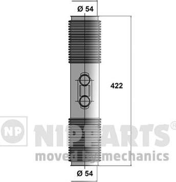 Nipparts N2840904 - Комплект пилника, рульове управління avtolavka.club