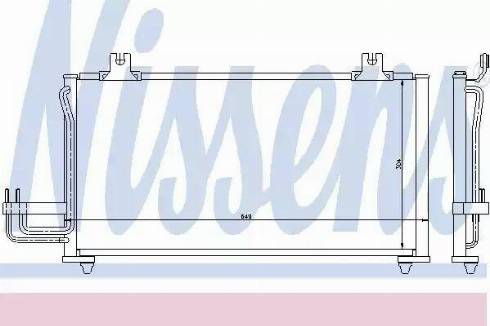 Nissens  94419 - Конденсатор, кондиціонер avtolavka.club