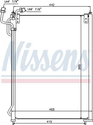 Nissens 940180 - Конденсатор, кондиціонер avtolavka.club