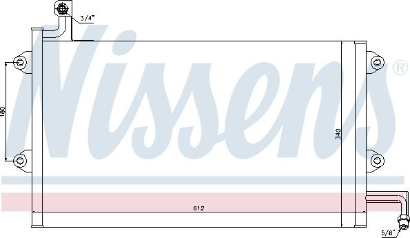 Nissens 94164 - Конденсатор, кондиціонер avtolavka.club