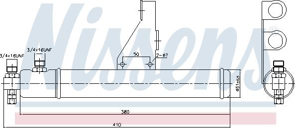 Nissens 95606 - Осушувач, кондиціонер avtolavka.club