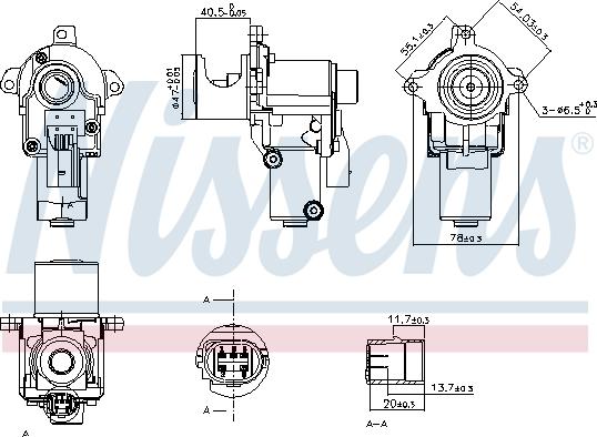 Nissens 98217 - Клапан повернення ОГ avtolavka.club