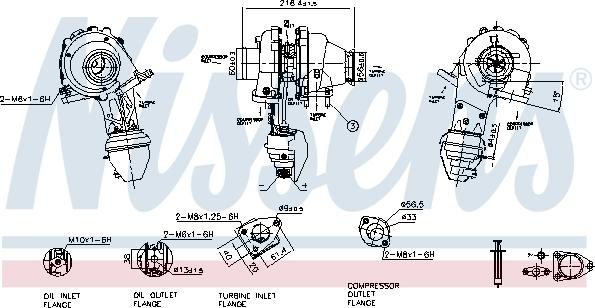 Nissens 93416 - Компресор, наддув avtolavka.club