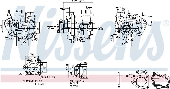 Nissens 93544 - Компресор, наддув avtolavka.club