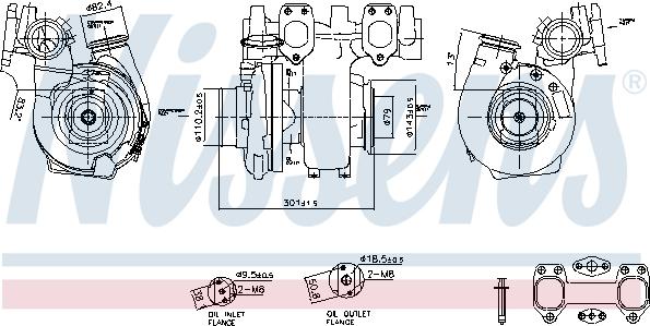 Nissens 93603 - Компресор, наддув avtolavka.club