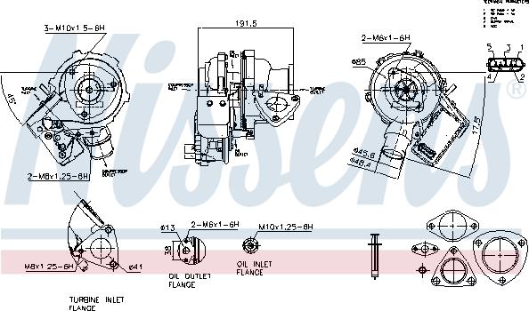 Nissens 93610 - Компресор, наддув avtolavka.club