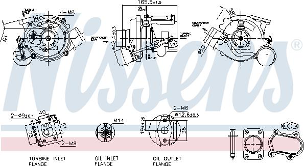 Nissens 93611 - Компресор, наддув avtolavka.club