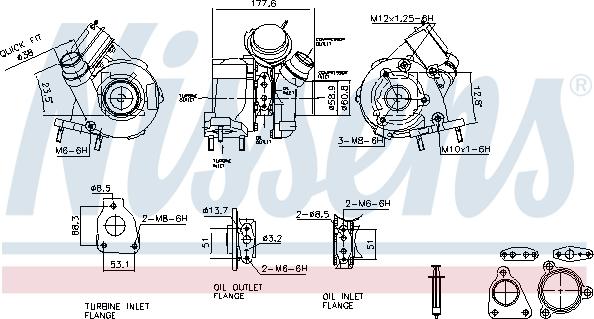 Nissens 93627 - Компресор, наддув avtolavka.club