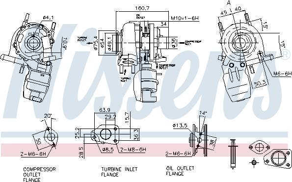 Nissens 93142 - Компресор, наддув avtolavka.club