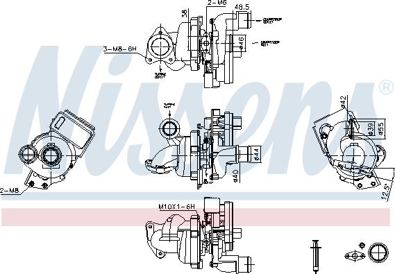 Nissens 93119 - Компресор, наддув avtolavka.club