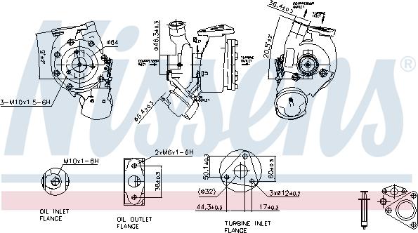 Nissens 93186 - Компресор, наддув avtolavka.club