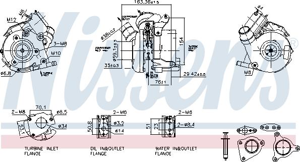 Nissens 93830 - Компресор, наддув avtolavka.club