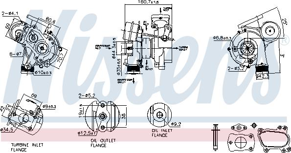 Nissens 93256 - Компресор, наддув avtolavka.club