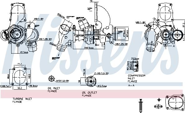 Nissens 93205 - Компресор, наддув avtolavka.club