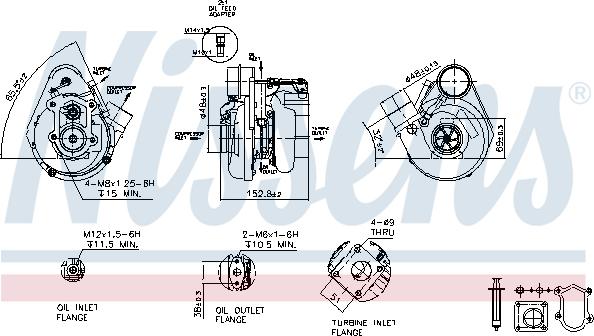 Nissens 93274 - Компресор, наддув avtolavka.club