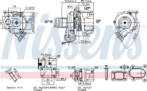 Nissens 93764 - Компресор, наддув avtolavka.club