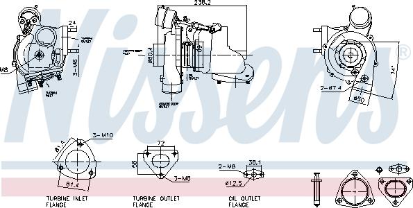 Nissens 93730 - Компресор, наддув avtolavka.club